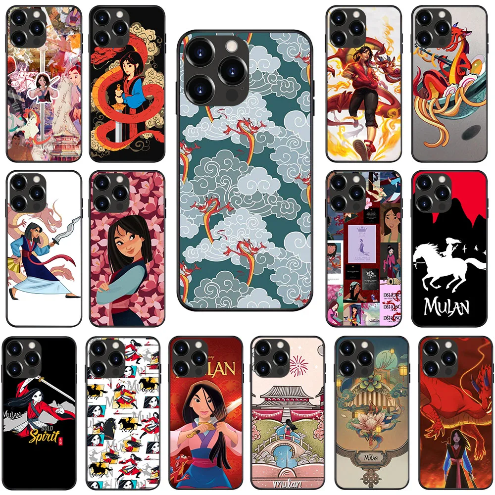 Мягкая искусственная кожа для OPPO Reno 2F 2Z 4 5 A92S 6 A16S A54S Find X3 Lite Neo 4Z 7 A96 7Z A95 Pro UK-27 Princess Mulan