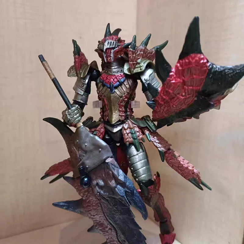 

17cm Monster Hunter Figure Rathalos Suit Anime Action Figure Pvc Statue Model Doll Figurine Toy Collectible Ornament Kids Gift