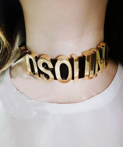 

Tassel Necklace Mosch Letter Necklaces Mosch Waist Big Letter Bracelets Women Jewelry Punk Style Girls