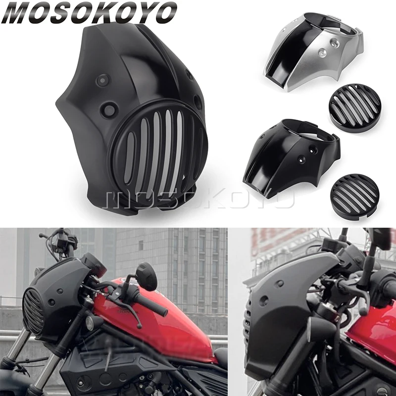 

Светодиодная маска-обтекатель для фар Honda Rebel CMX 300 500 250 17-22 Вт