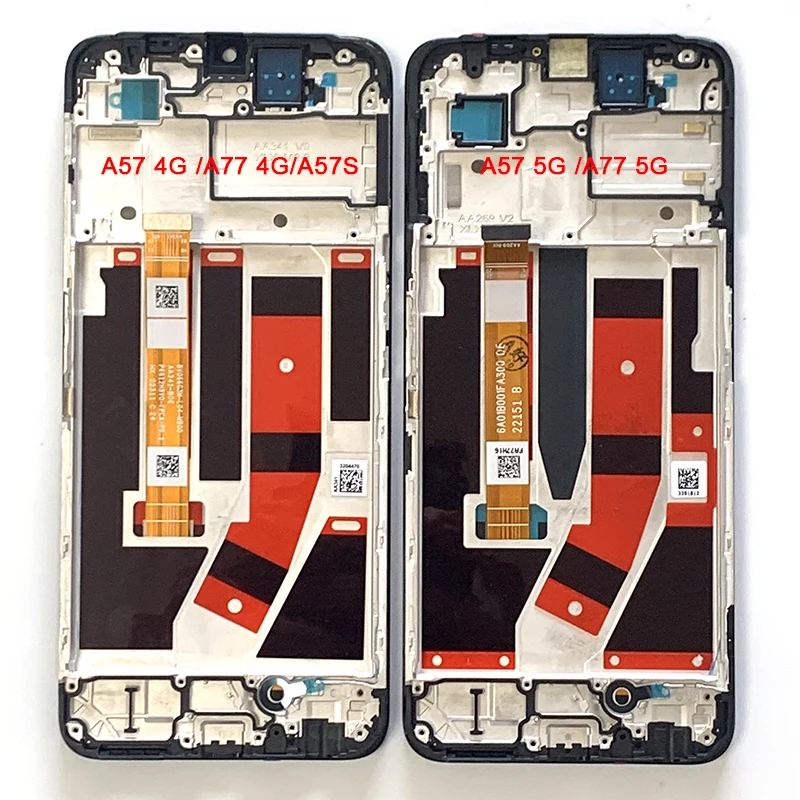 Оригинальный ЖК-экран для Oppo A57/A77 4G CPH2387 A57S + сенсорная панель дигитайзер для Oppo A57 5G LCD A77 5G CPH2339 ЖК-рамка