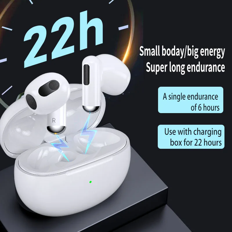 

Беспроводные Bluetooth наушники Pro S, игровая гарнитура с шумоподавлением, сенсорные Hi-Fi TWS наушники, водонепроницаемые спортивные наушники