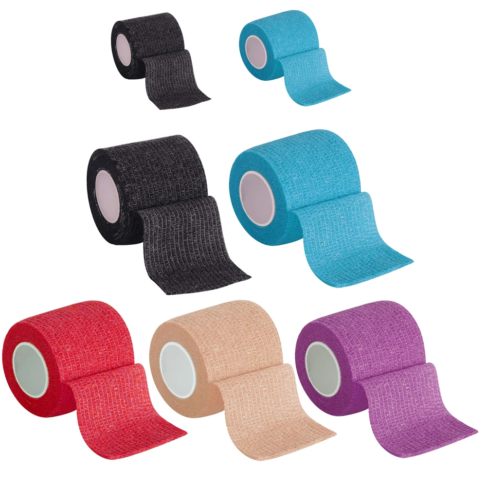 

1pc 4.5m Colorful Elastoplast Self Adhesive Elastic Bandage Tom's Hug Sports Knee Finger Ankle Palm Shoulder Athletic Wrap Tapes