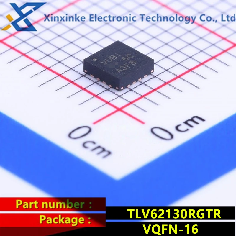 

TLV62130RGTR VQFN-16 Mark: VUBI Switching Voltage Regulators 4-17V 3A Step-Down Converter Power Management IC Brand New Original