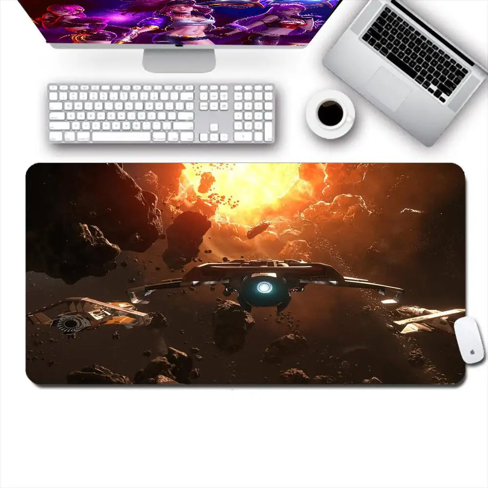 

Star Citizen Gaming Mouse Pad Notbook Gamer Big Keyboard Computer Carpet Desk Mat PC Non-slip Office Rubber Mousepad for CS/LOL
