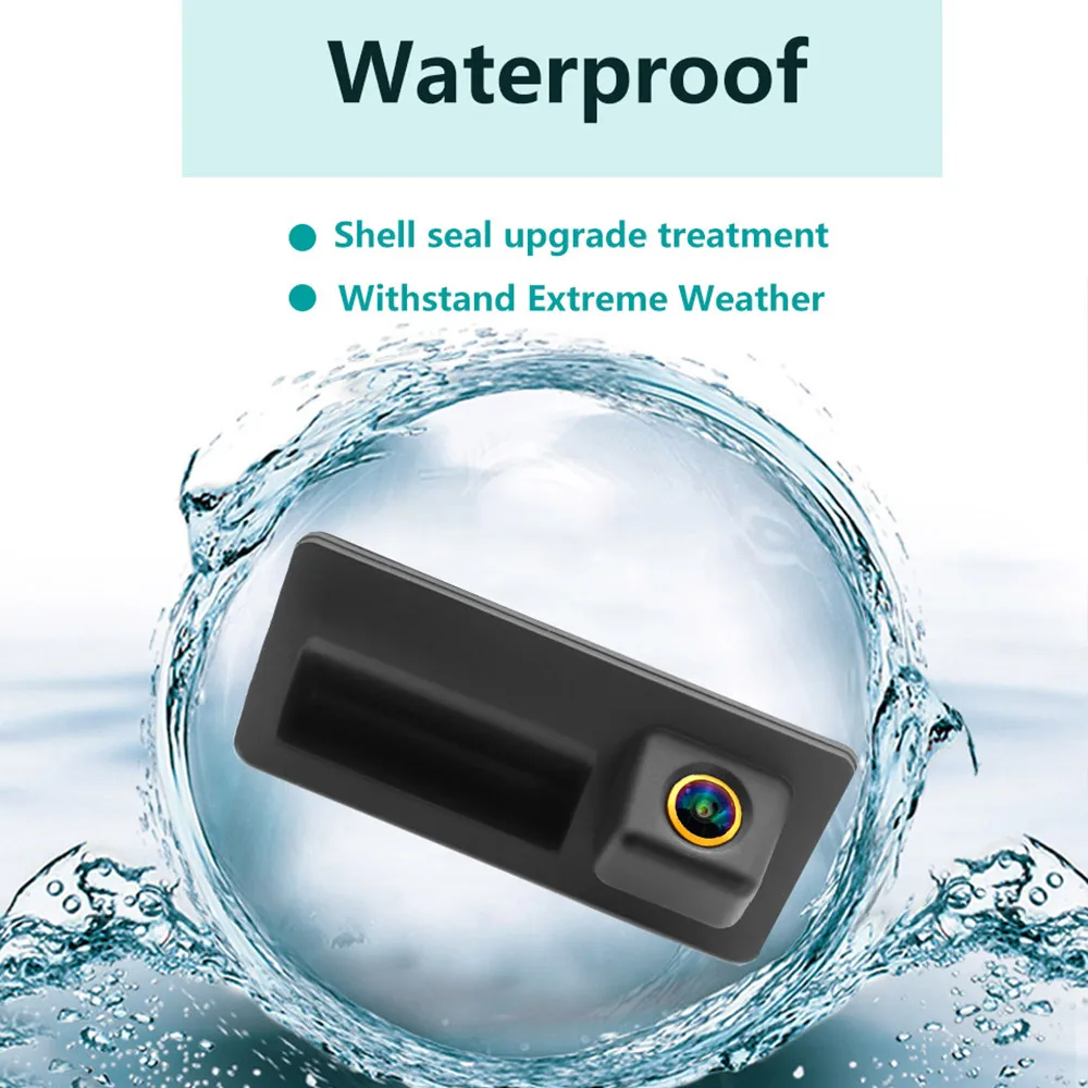 CCD HD Автомобильная камера заднего вида на ручке багажника для Audi A4 A5 S5 Q3 Q5 VW Golf Passat