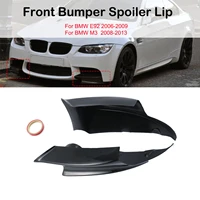 samger 2pcs car front bumper spoiler abs bumper splitter lip body kit for bmw e92 06 09 m3 08 13 universal car accessories