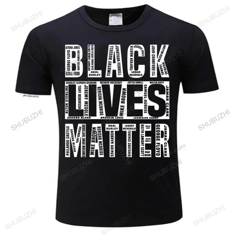

Fashion brand t-shirt mens loose style tees Logo Black Lives Matter Say Their Names Tee Shirts Custom fashion unisex tee shirt