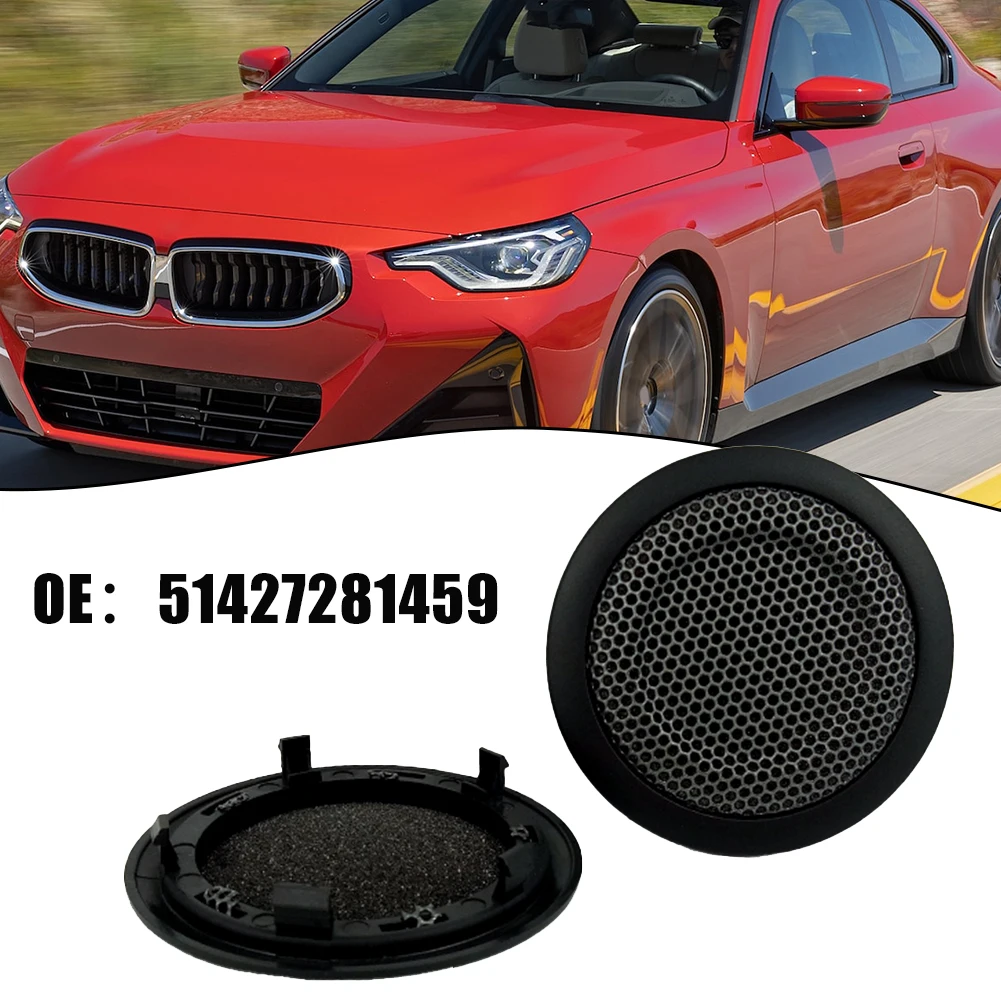 

Pair Of Left And Right Black Rear Door Tweeter Speaker Cover High-efficeint Accessories For BMW 1/2/3/4 Series F20 F22 F30 F32