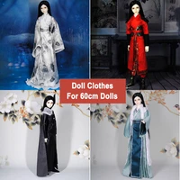 new male bjd doll clothes handmade chinese hanfu boy dress cloth boot shoes for 60cm bjd doll accessories toys
