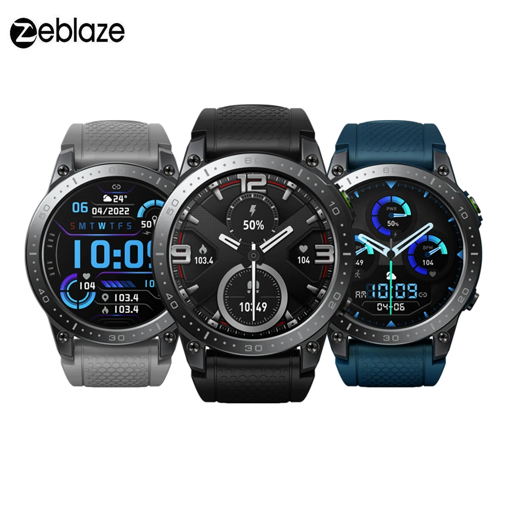 

Zeblaze Ares 3 Pro AMOLED Display Smartwatch Bluetooth Voice Calling Waterproof 100+ Sport Modes 24H Health Monitor Sports Watch