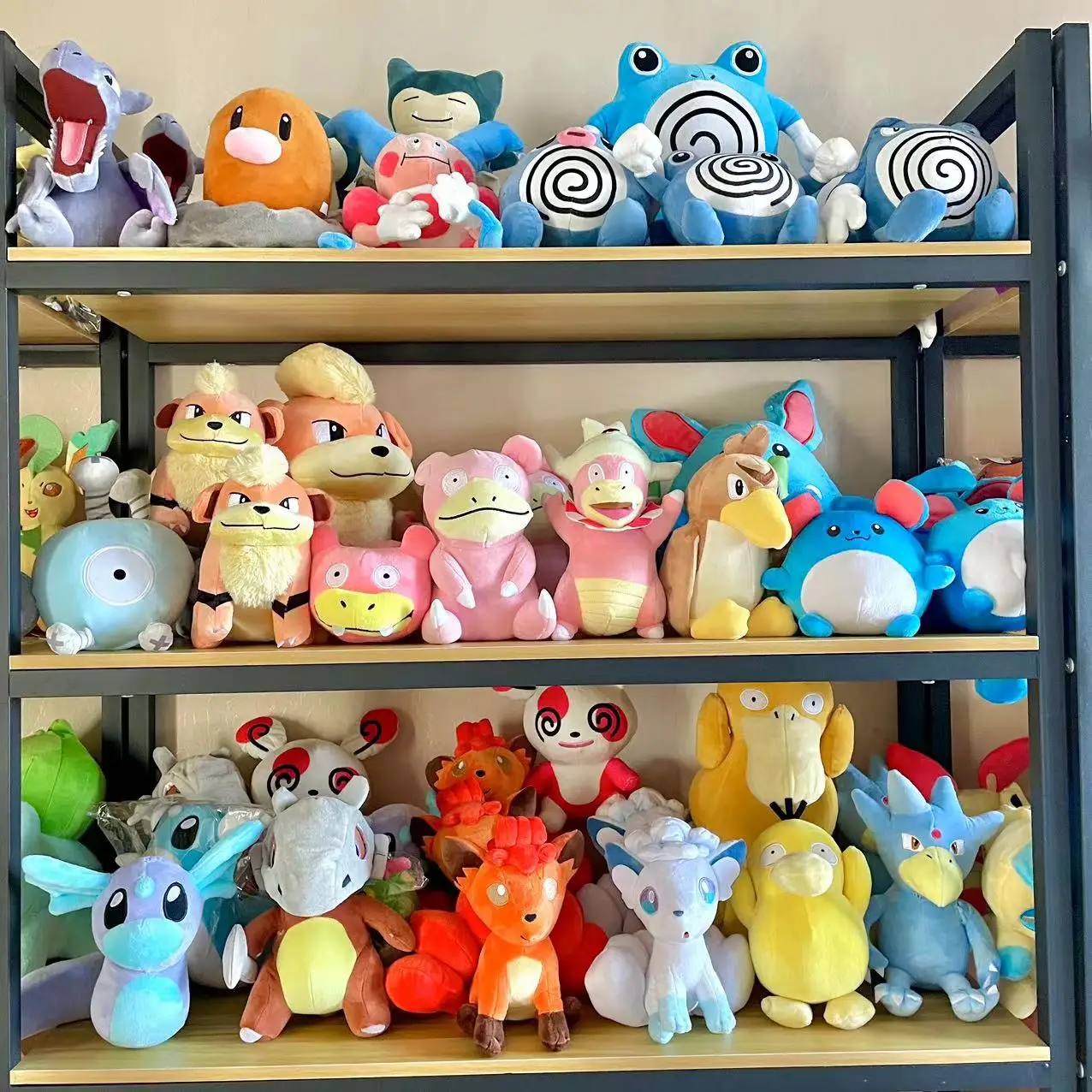 Фото Pokémon Psyduck Magikarp Pichu Poliwhirl плюшевая игрушка мультфильм Marill Lugia Togetic мягкая кукла подарок на день рождения декор детской комнаты №2