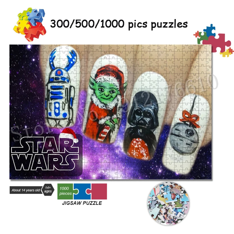 

Пазлы для маникюрного салона Disney, 300/500/1000 шт.