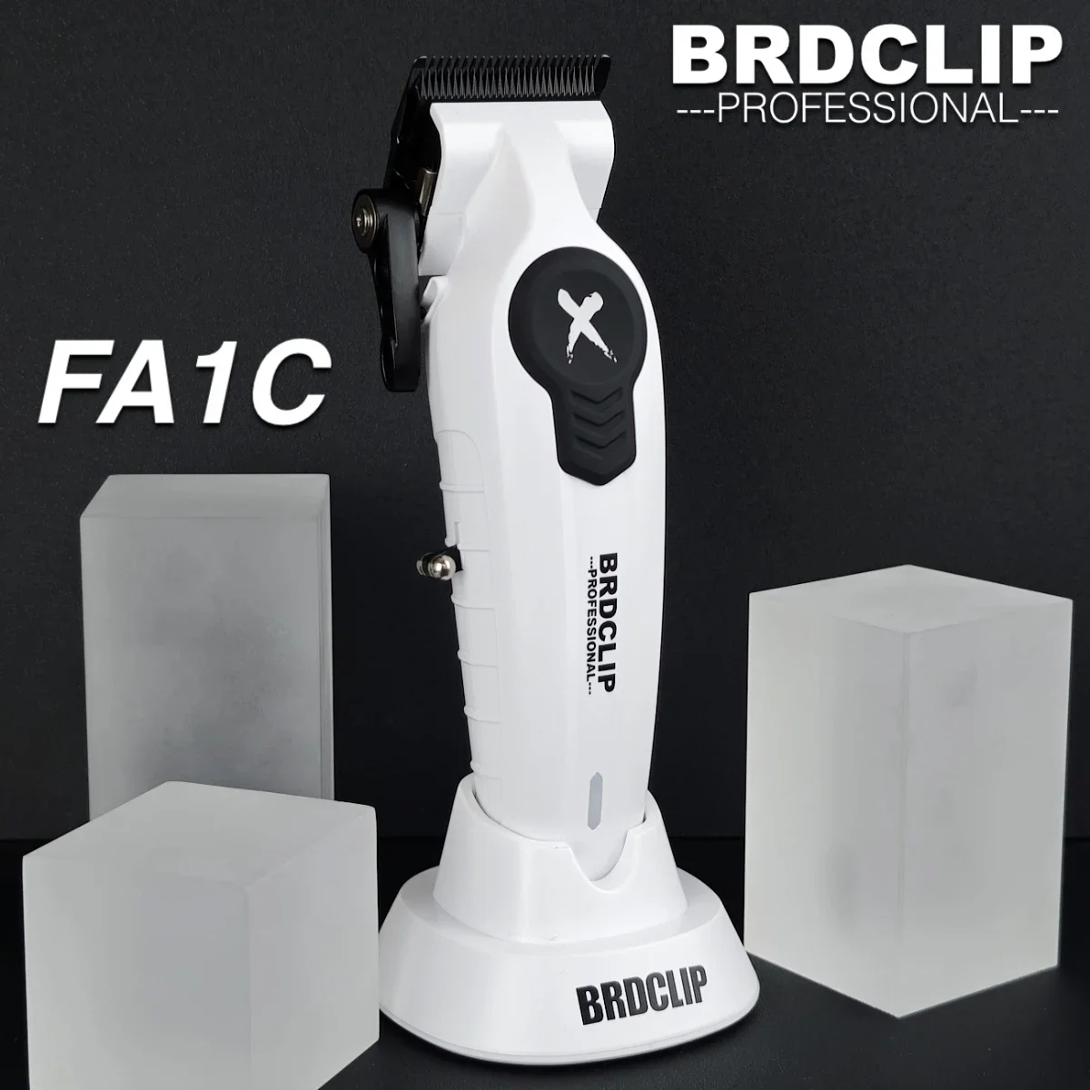 Профессиональная электрическая машинка для стрижки волос BRDCLIP X Series White FA1C 8800