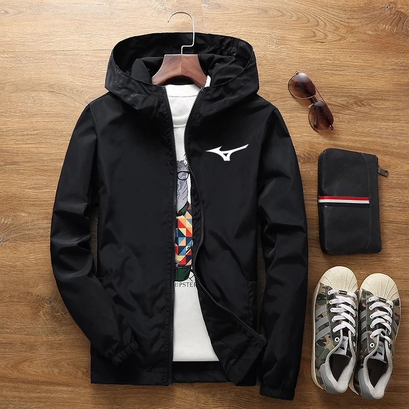 Spring and Autumn Jacket Men Fashion Clothing Windbreaker Jacket With Hood Men Outwear Hoodie Jacket 2022 Brand New Clothes