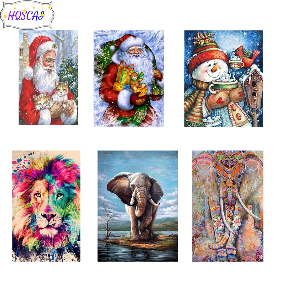 

Алмазная 5D картина «сделай сам» с Санта-Клаусом, полноразмерная/круглая Алмазная вышивка, картины стразы, мозаика, домашний декор