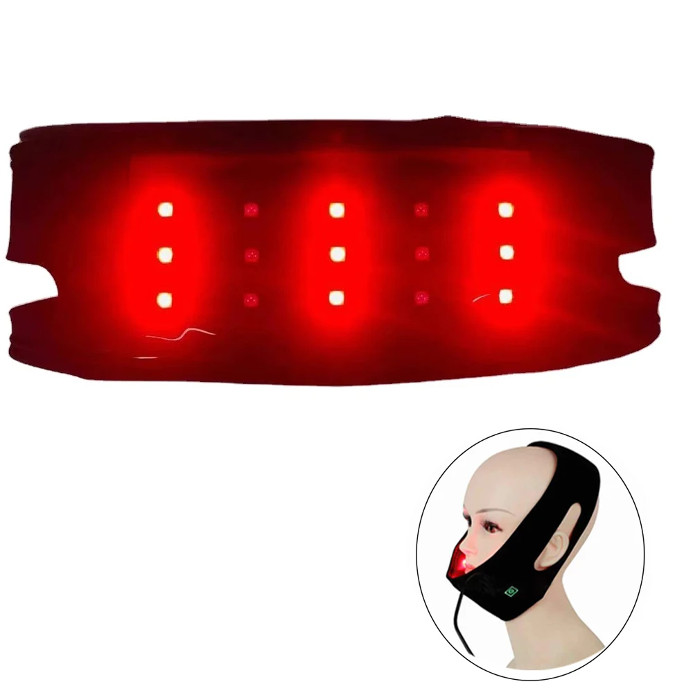 

Red Light Therapy Belt Wearable Infrared Light Device For Skin Care And Slim Chin,Facial Anti Wrinkle