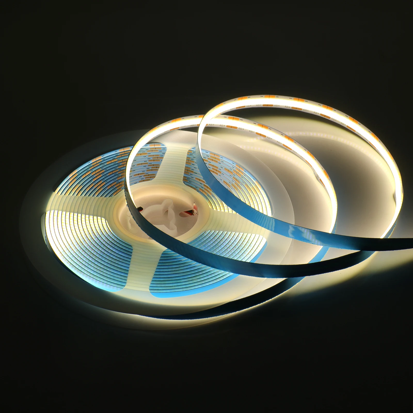 

12 В 24 В COB Светодиодная лента светильник 320 светодиодов 480 светодиодов 528 светодиодов высокой плотности линейный светильник Гибкая COB Светодиодная лента 0,5-10 м белый теплый натуральный