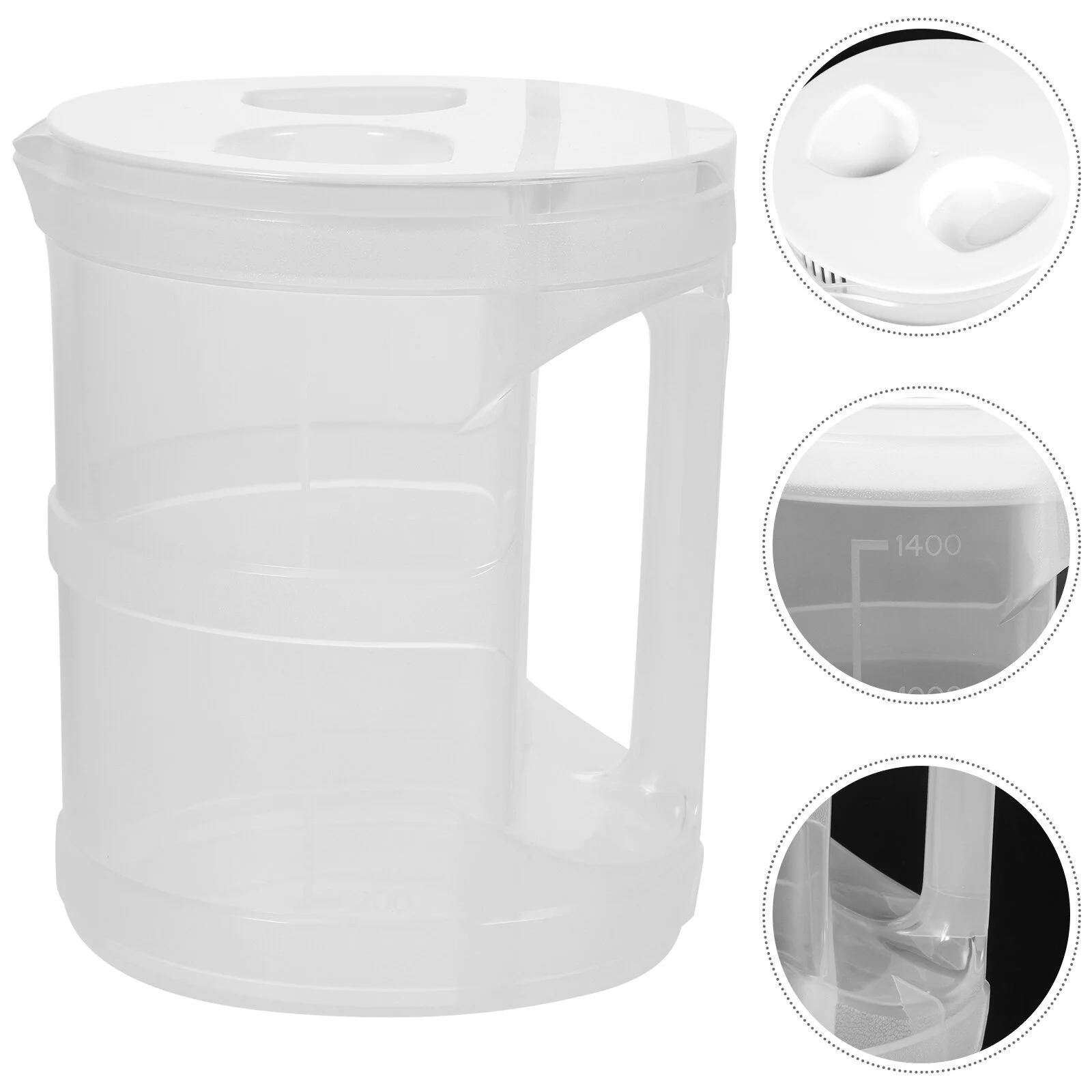 

Cold Water Bottle Plastic Tea Pitcher Fridge With Lid Refrigerator Jug Pp Ice Beverage Pitchers For Juice Kettle Drinking