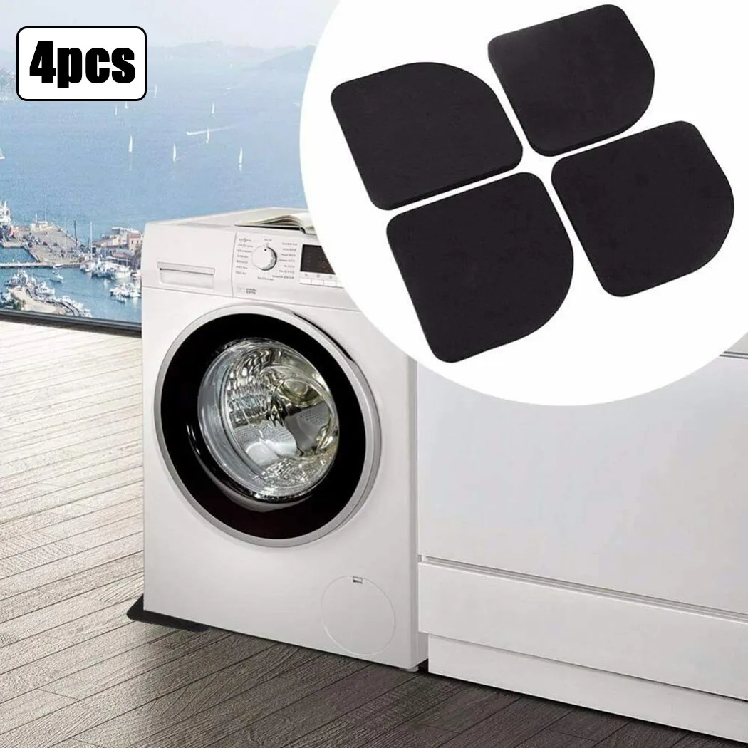 

4PCS Washing Machine Shock Mute Pads Refrigerator Non-slip Anti Vibration Mat For Washing Machine Refrigerator Desk Table Chair