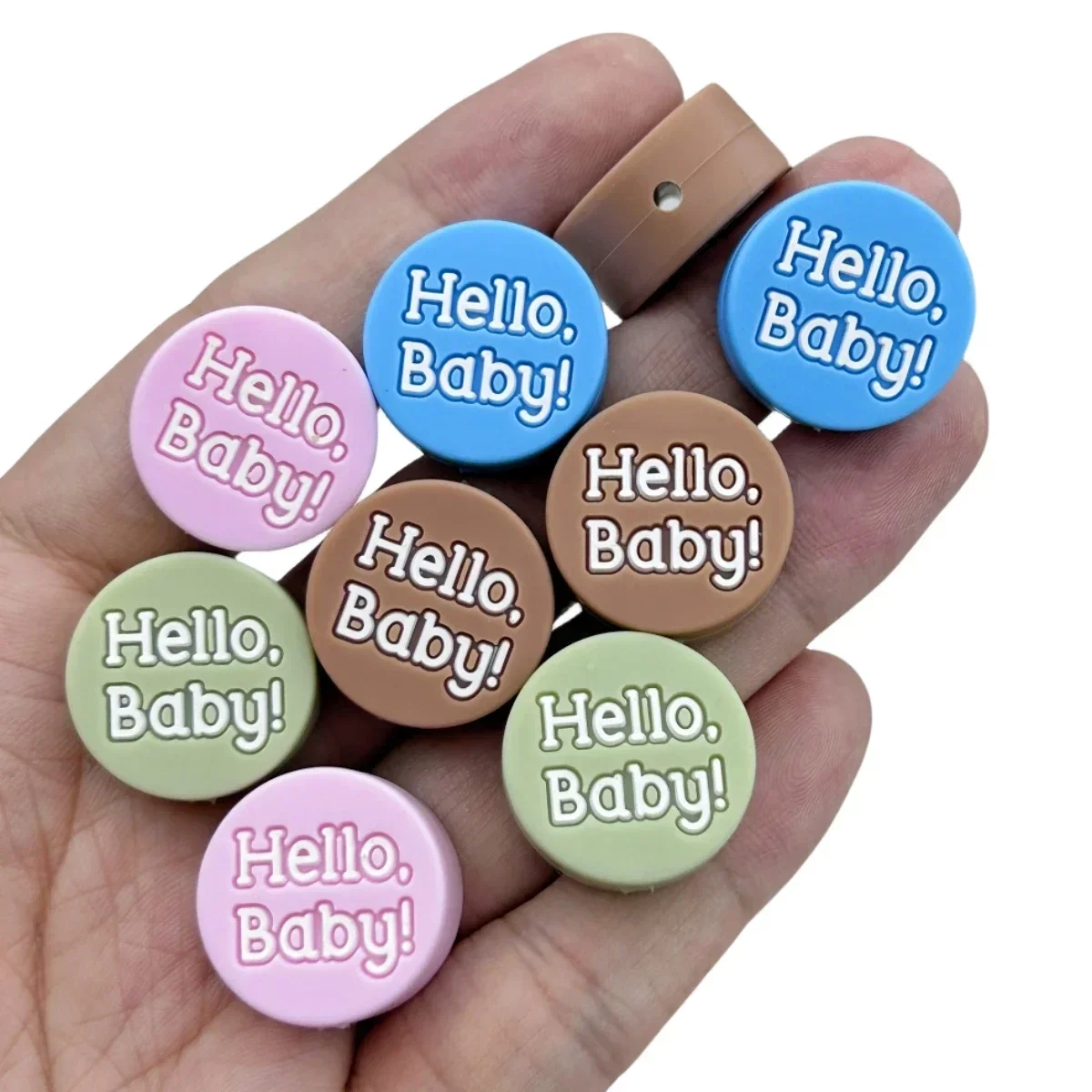 10 шт. силиконовые бусины для детей