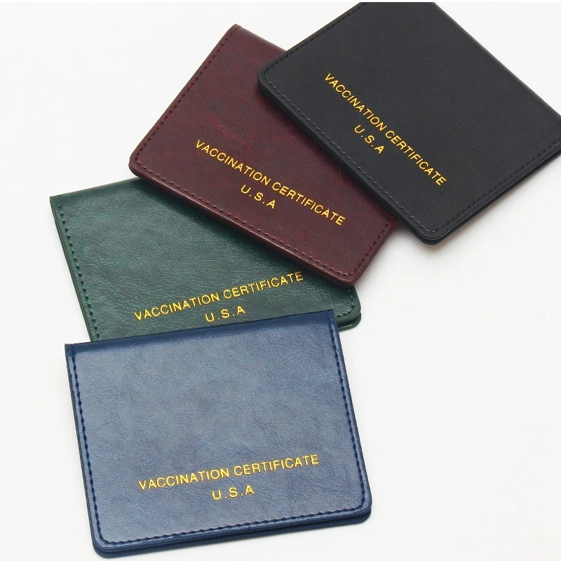 2022 Latest Design Card Bag Female Fashion Mini Wallet Folding Portable Slim Card Holder Leather Men Business