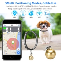 smart mini gps tracker pet locator anti lost for dog cat child elder finder positioning pet tracker portable positioning collar