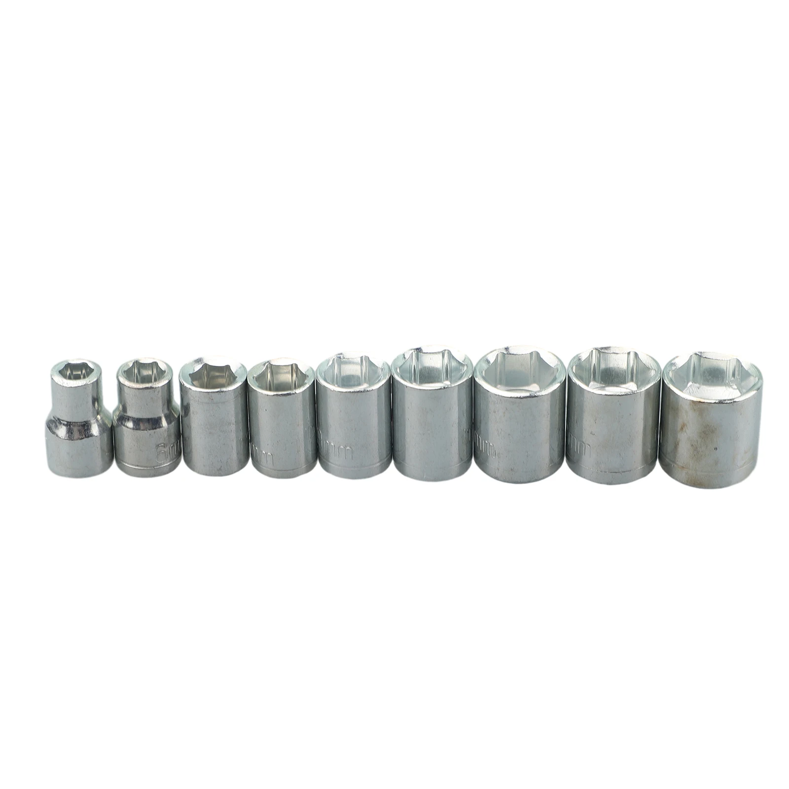 

9 Pieces/set Hexagon Key Sleeve Socket Combination Tire Hub Removal 1/4 Inch Handle Hexagon Socket Hexagonal Hexagon