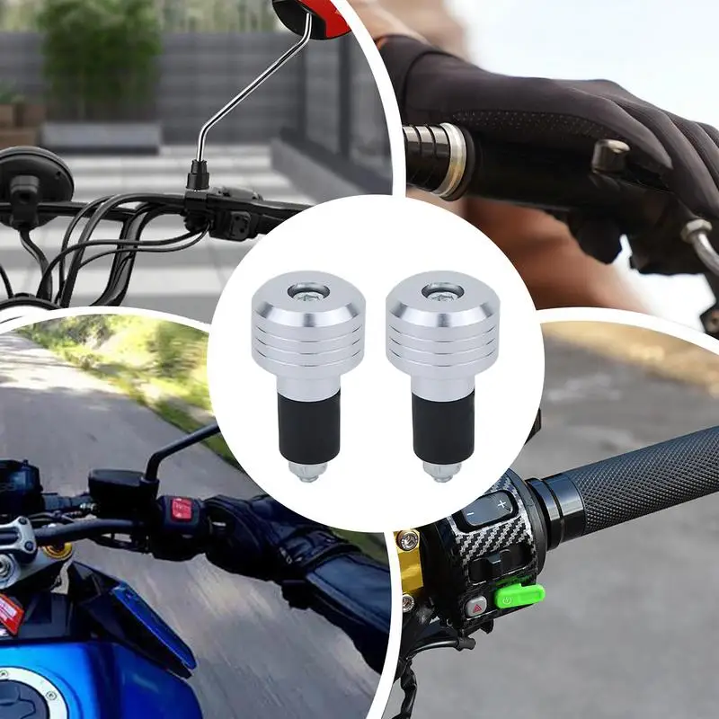 Концевые заглушки для мотоциклетных стержней 2X антивибрационные из сплава ручки