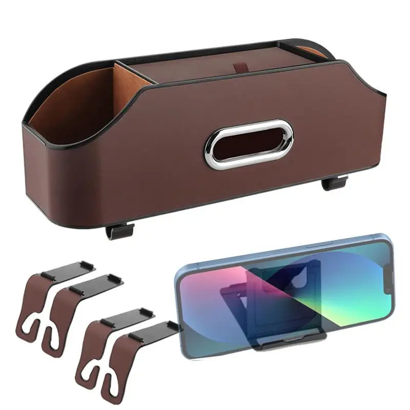 

Органайзер для заднего сиденья автомобиля, коробка для хранения, удобный многофункциональный органайзер большой емкости для заднего сиденья автомобиля