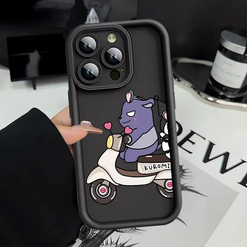 Чехлы для телефонов Apple iPhone 15 13 14 12 11 Pro Max XS 7 XR 14Plus 8 X Angel Eye Ladder Funda Cover Fashion Trend Kurome Bakus