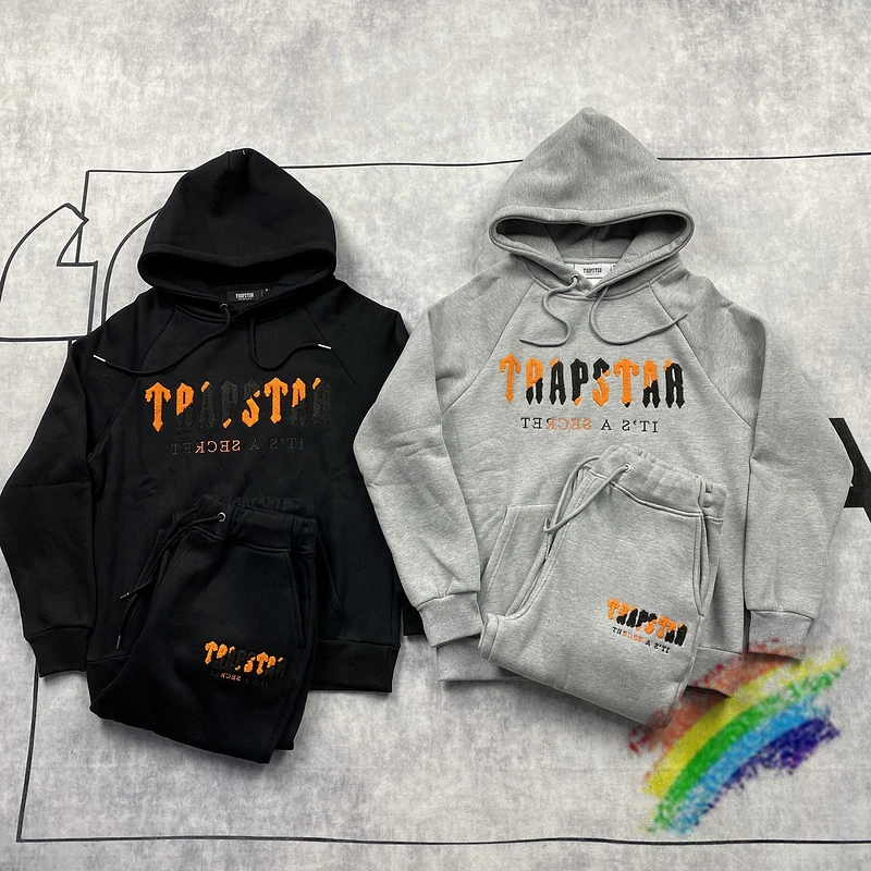 

Towel Embroidered Hoodie Men Women Autumn Winter Hooded Set Suit
