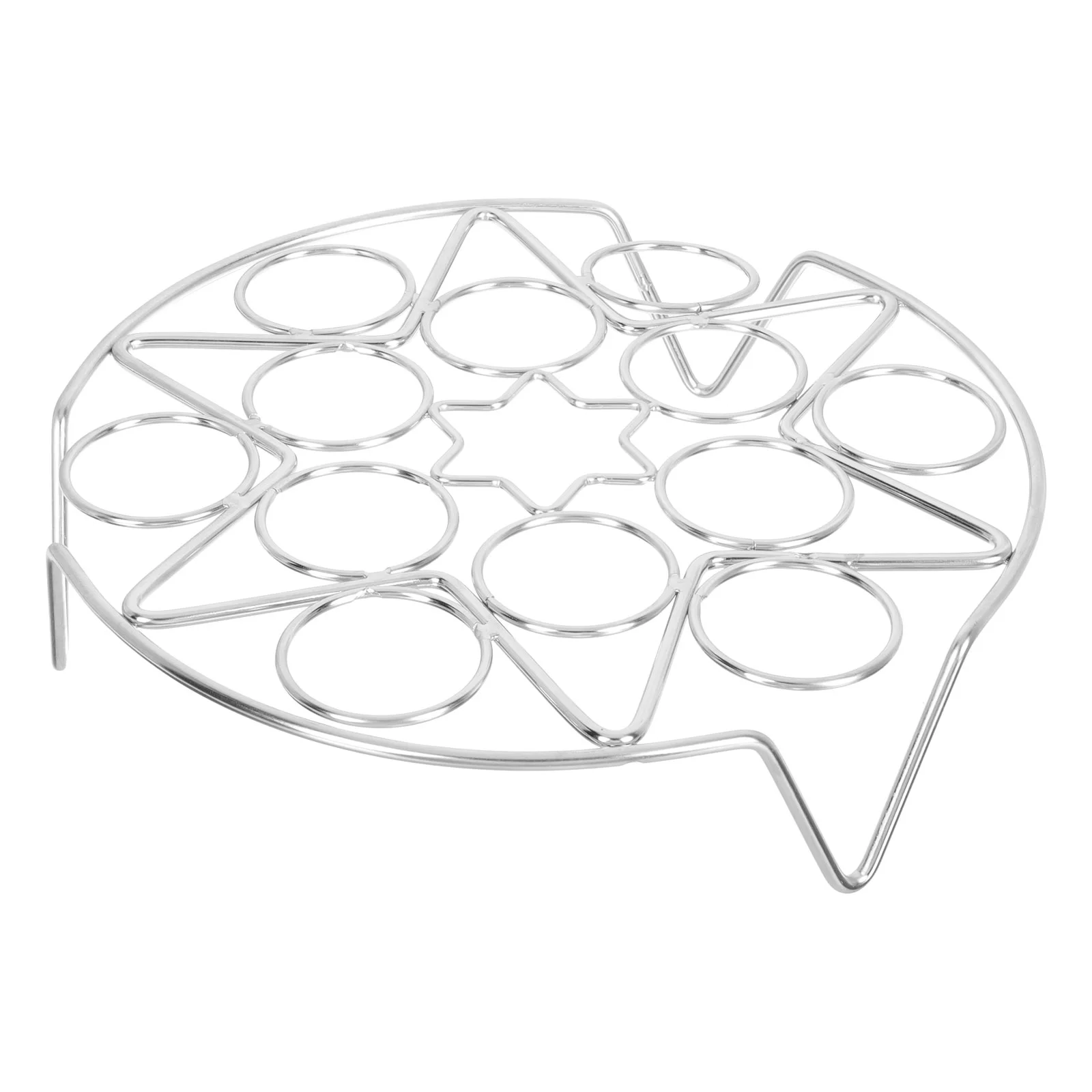 

Rack Egg Steamer Basket Stainless Steamed Tray Steel Trivet Stand Cooking Pot Holder Kitchen Steam Roundfor Trays Steaming