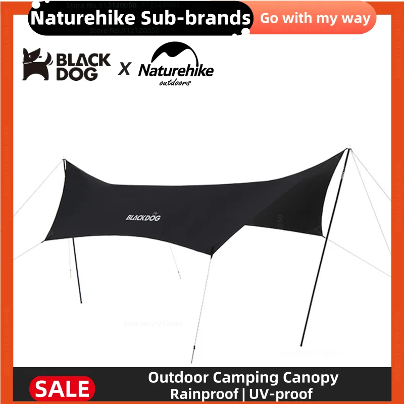 

Naturehike & Blackdog Навес для кемпинга на открытом воздухе Поход на природу Сверхлегкий портативный тент-палатка Непромокаемый устойчивый к ультр...