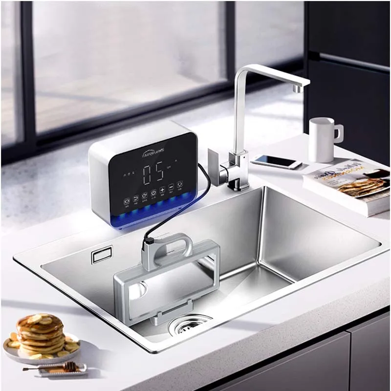 Small Portable Ultrasonic Dishwasher Sink Household Automatic Dishwasher Family Free-standing Installation-Free Washing Machine