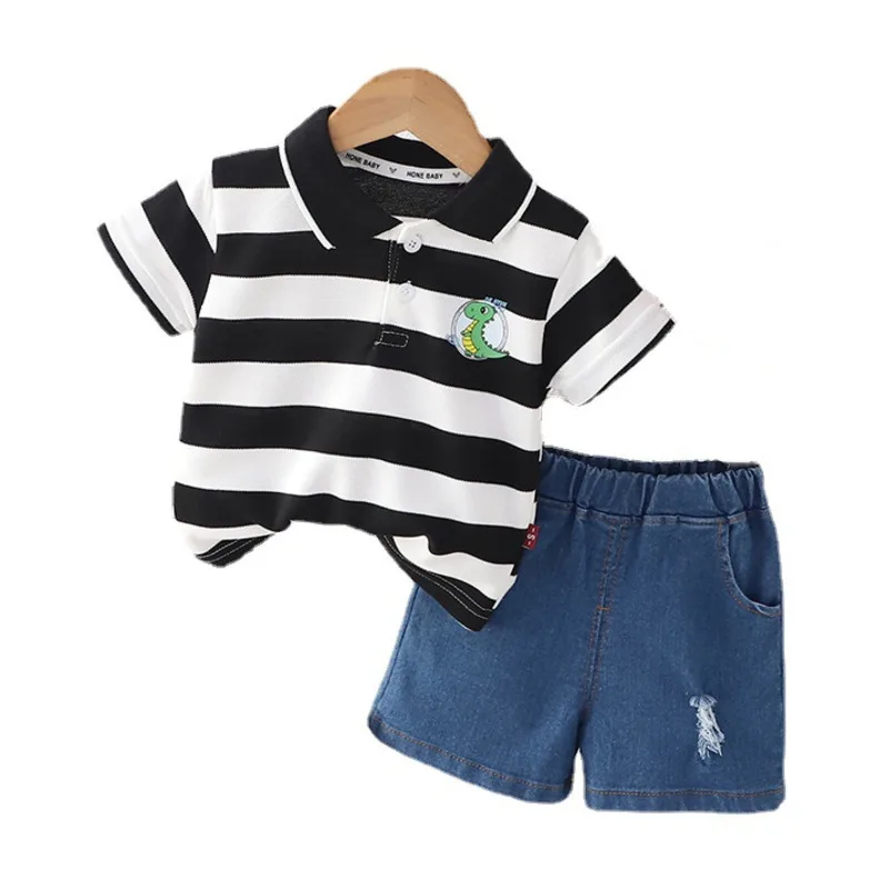 

New Summer Baby Girl Clothes Suit Children Boys Fashion Casual T-Shirt Shorts 2Pcs/Sets Toddler Sports Costume Kids Tracksuits