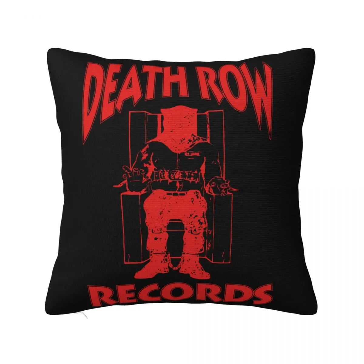 Логотип Death Row Records красный мужской черный S 6XL весенний принт для взрослых