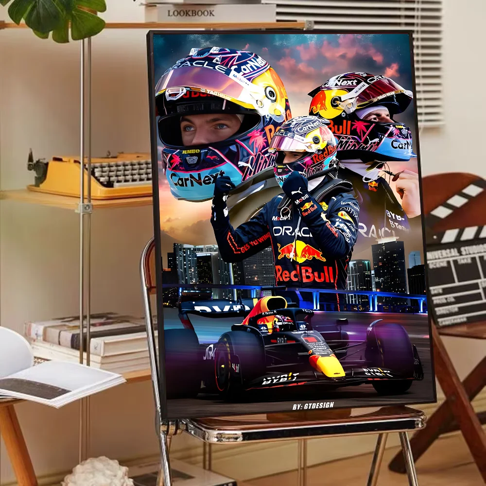 F1 бразильский Гран-при победитель V-Verstappen плакат с бумажным принтом для дома
