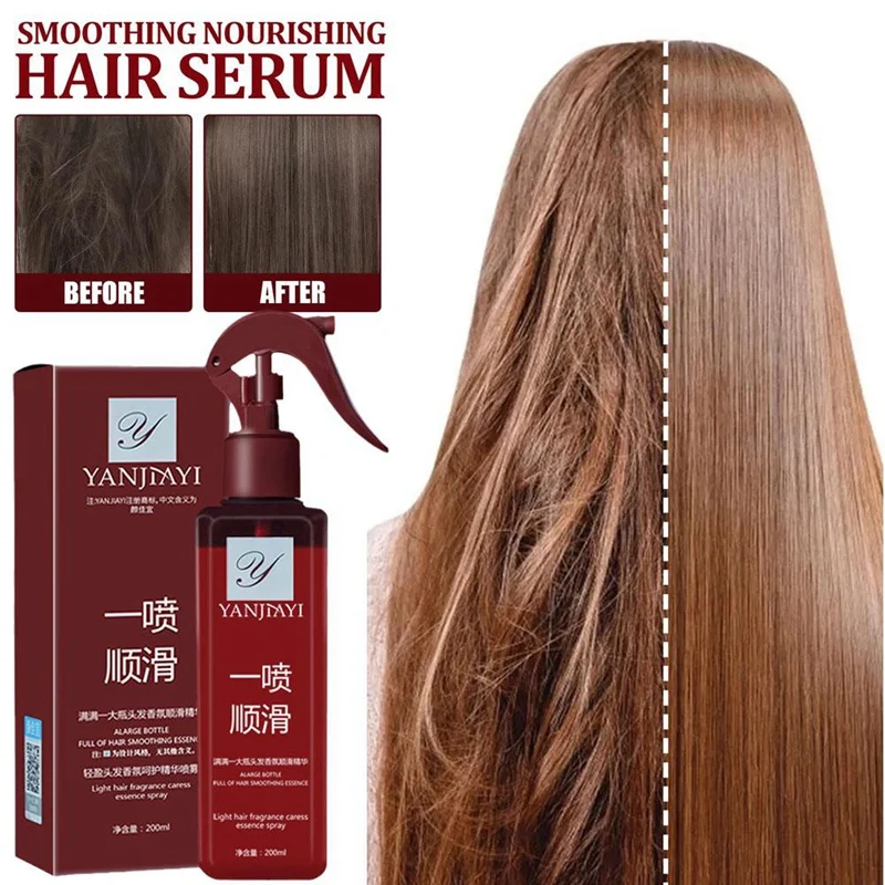 

Yanjiayi Leave-In Conditioner Hair Conditioner Hair Smooth Leave-In Conditioner To Improve Mania Care Essence 200Ml