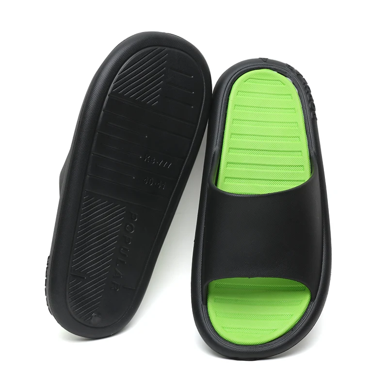 

Мужские тапочки, новинка 2022, мужская обувь контрастных цветов, модные Нескользящие домашние тапочки, уличные пляжные сандалии, Белая обувь, ...