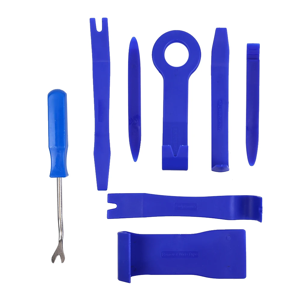 

7pcs Remover Removal Puller Pry Tool Car Door Panel Trim Upholstery Retaining Clip Plier Tool Hand Tool Set
