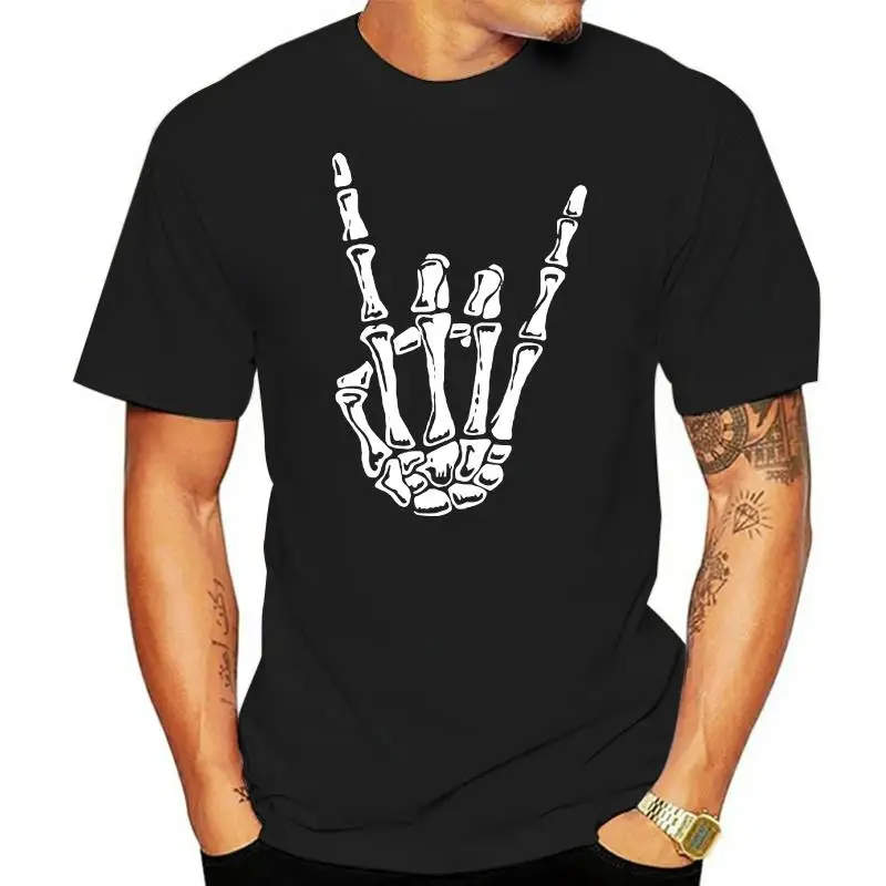 

SKELETON HAND T-Shirt ~ Rock 'n Roll Tee ~ Music Musician Rock On