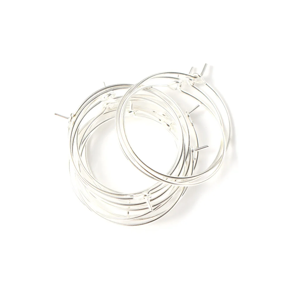 

Серебряные металлические кольца для бокалов LIMITOOLS 100 шт.