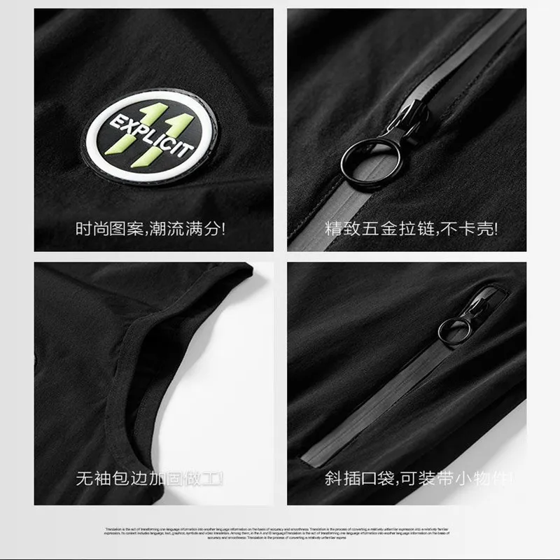 Golf jackets vest for men Summer fashion ultra-thin Ice silk Elastic golf waistcoat outdoors Golf wear Light soft Men golf Coats