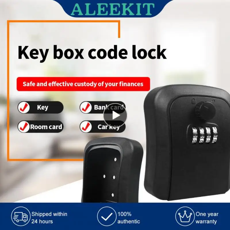 

1~6PCS Safe Security Protection Safe Box Keychain Money Box Storage Box Safe Deposit Box