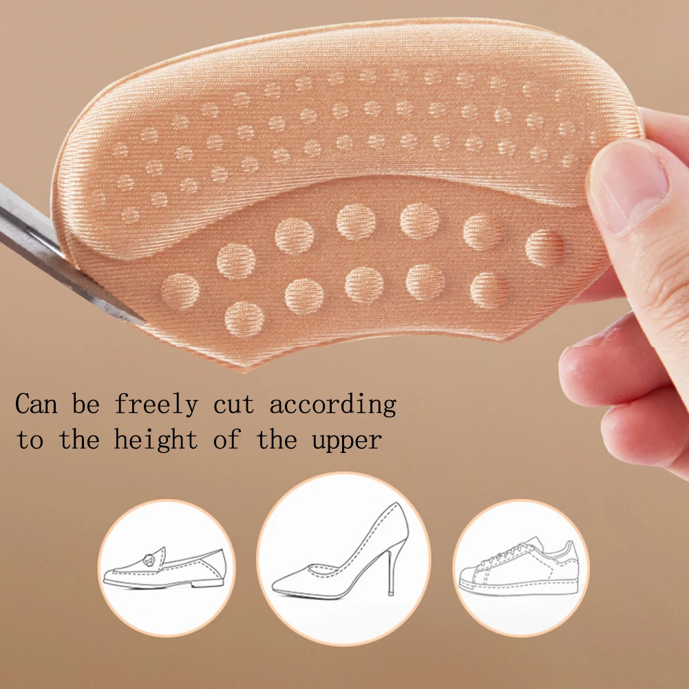 Heel Sticker Women Anti Drop Heel Protector Safety Pad For Shoes Lightweight Anti-slip Cushion Pads High Heel Shoe Insole