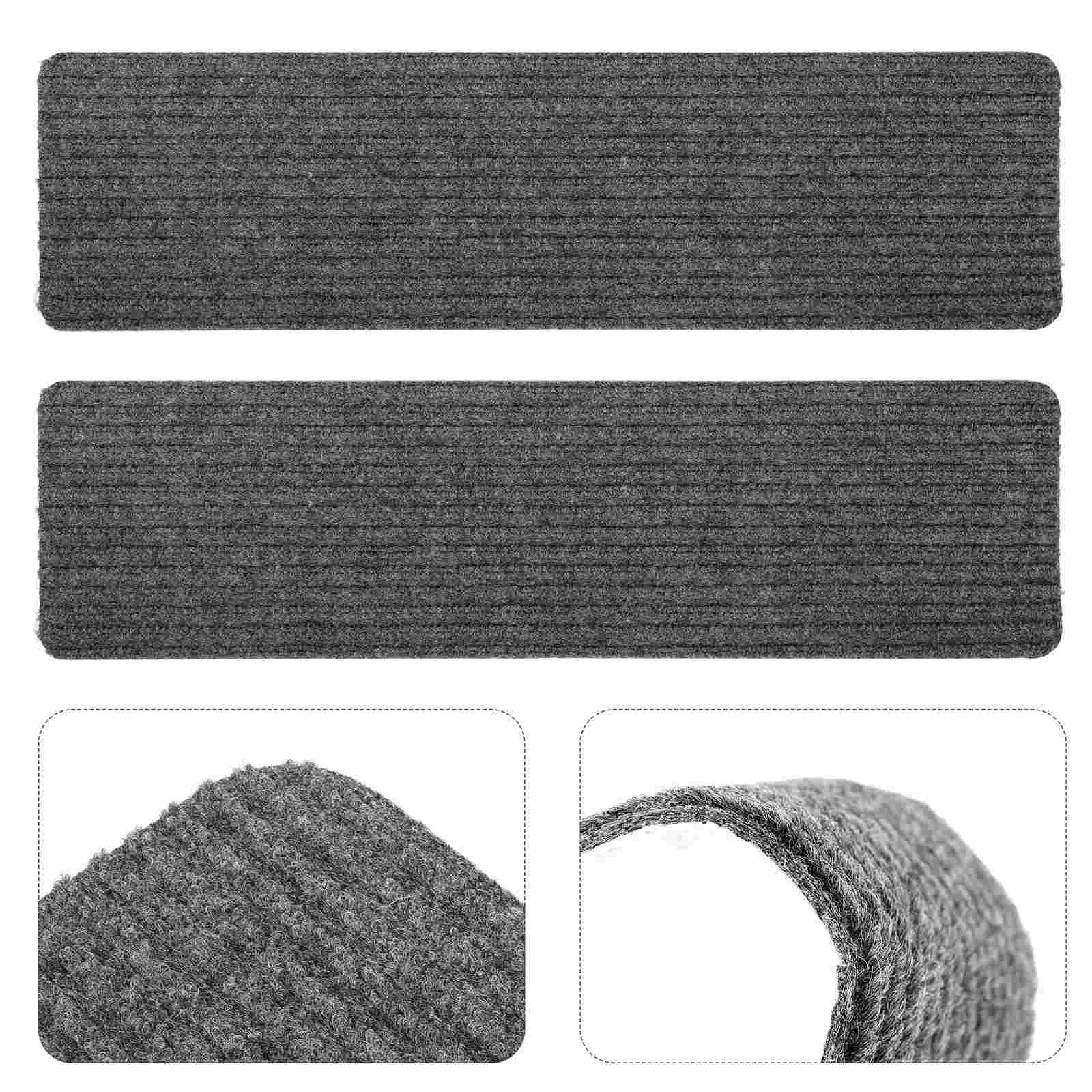 

2 Pcs Stair Mat Washable Mats Treads Carpet Indoor+rugs Washable+rug Household Step Pads Non-skid