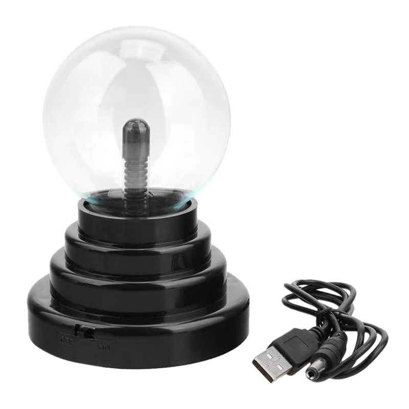 

USB 3.5Inch Magic Plasma Ball Party USB Flash [Contact Sensitive] Plasma Night Light USB Or Battery Powered