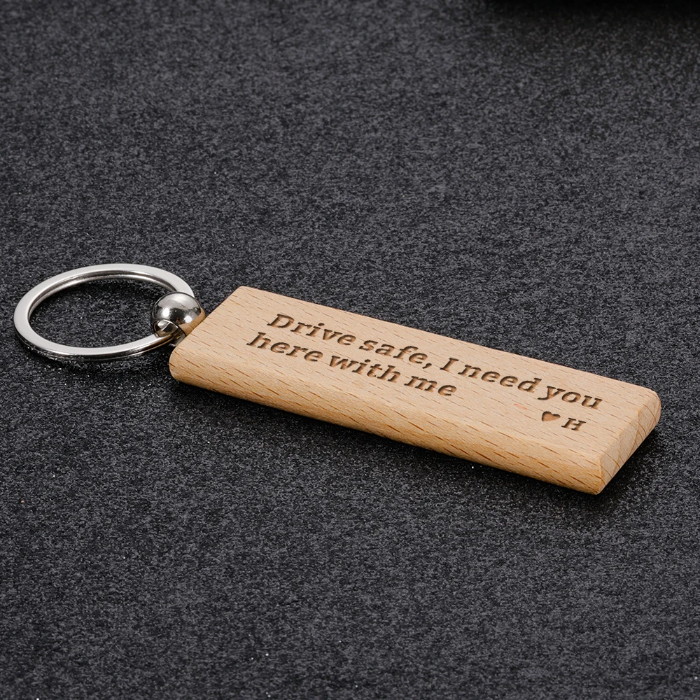 Держись безопасно Ключница Письменная Люблю Тебя Мужчина Женщина Парень Муж Деревянный Ключевой Крючок Подарок на День Рождения Отец Дня Подарок Брелок Аксессуары.
