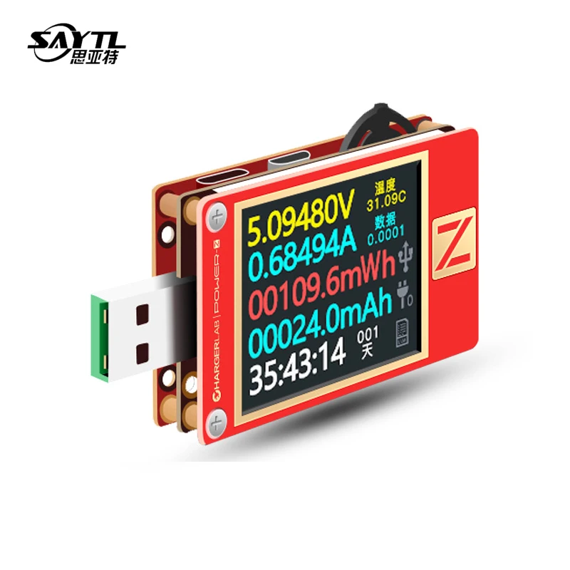 POWER-Z Portable USB Tester Type-C Micro USB Digital Voltmeter QC3.0/PD Voltage Current Power Detector Phone Motherboard Repair